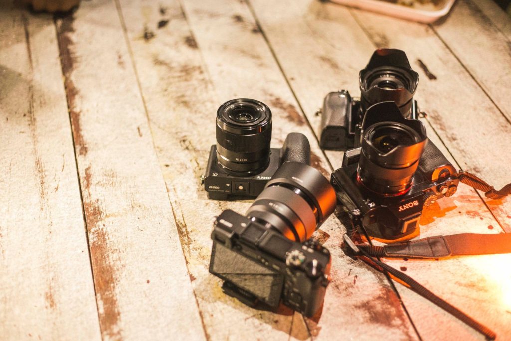 photo of filming equipment